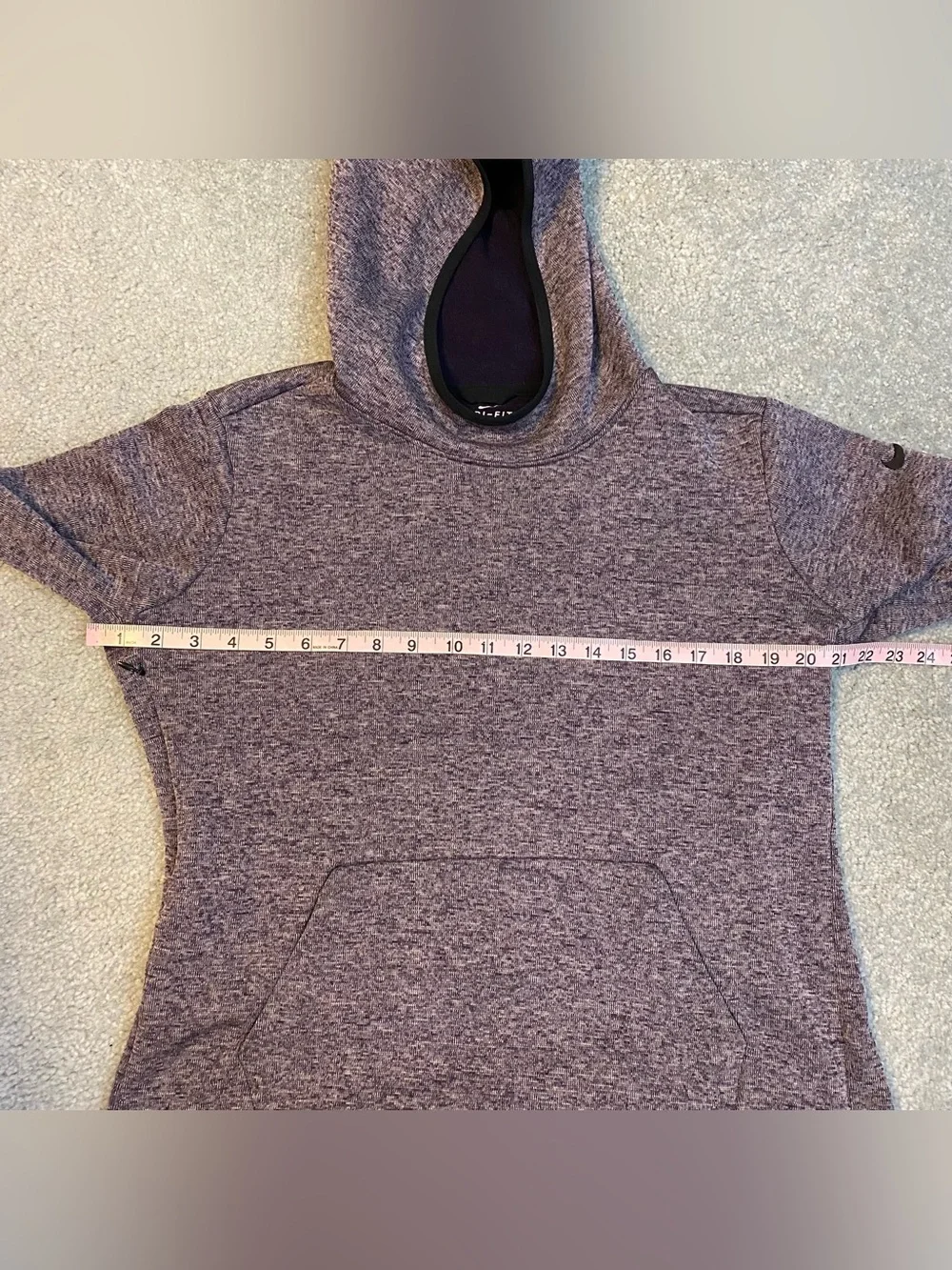 Nike Dri-Fit Purple Hoodie Sweatshirt Women’s Large